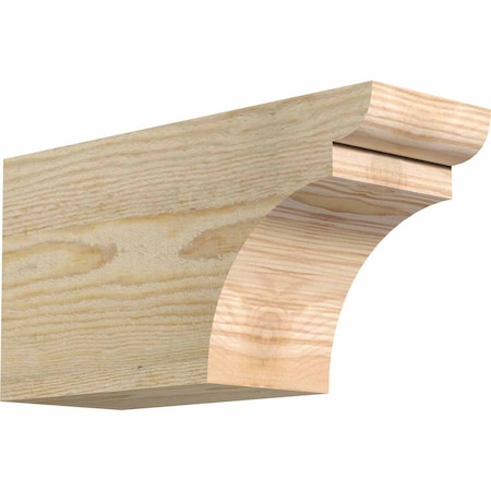 Ekena Millwork Yorktown Rough Sawn Rafter Tail, Douglas Fir, 4"W x 6"H x 12"L RFT04X06X12YOR00RDF